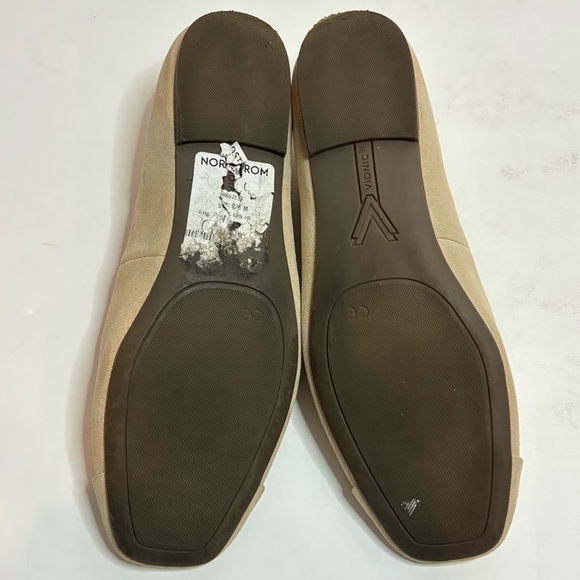 Vionic Klara Shimmer Gold Bow Flats 7.5 - Picture 7 of 9